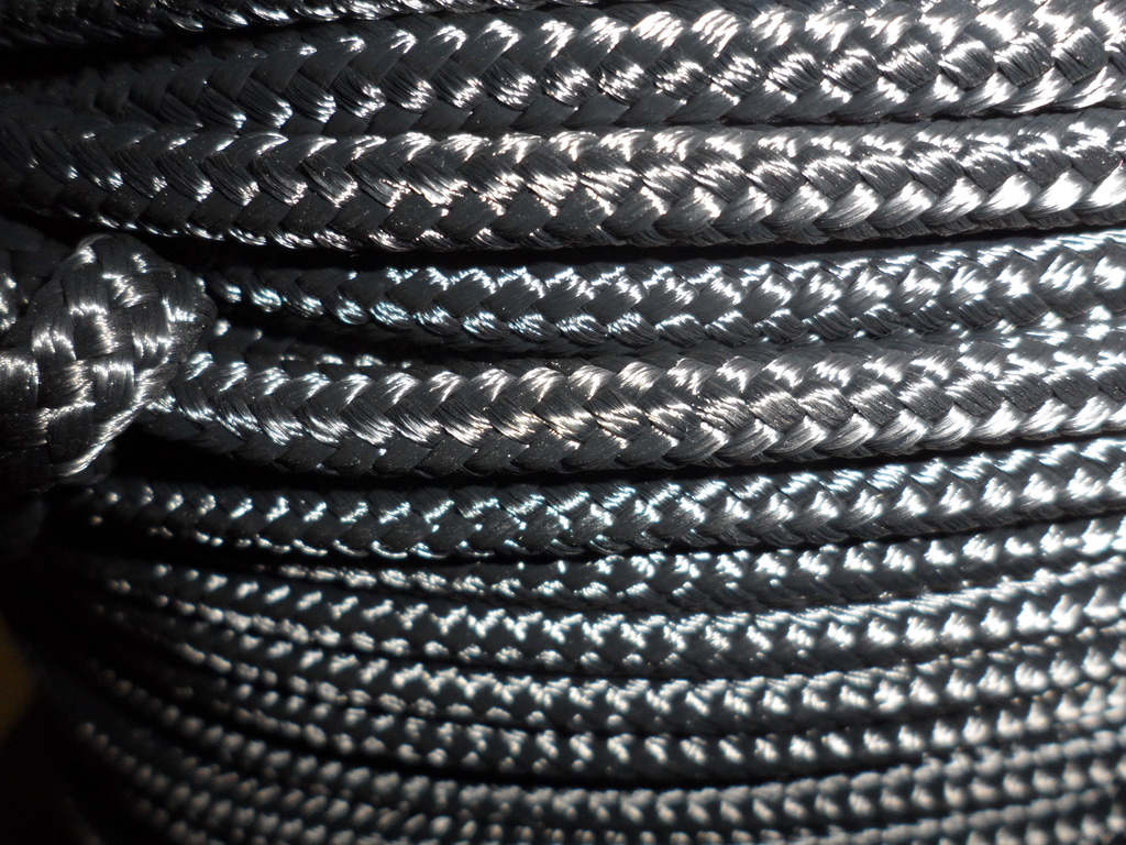 PES-Flechtschnur ø6mm, schwarz