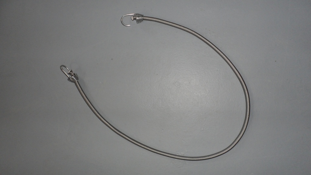 Gepäckspanner, grau, 8x870mm