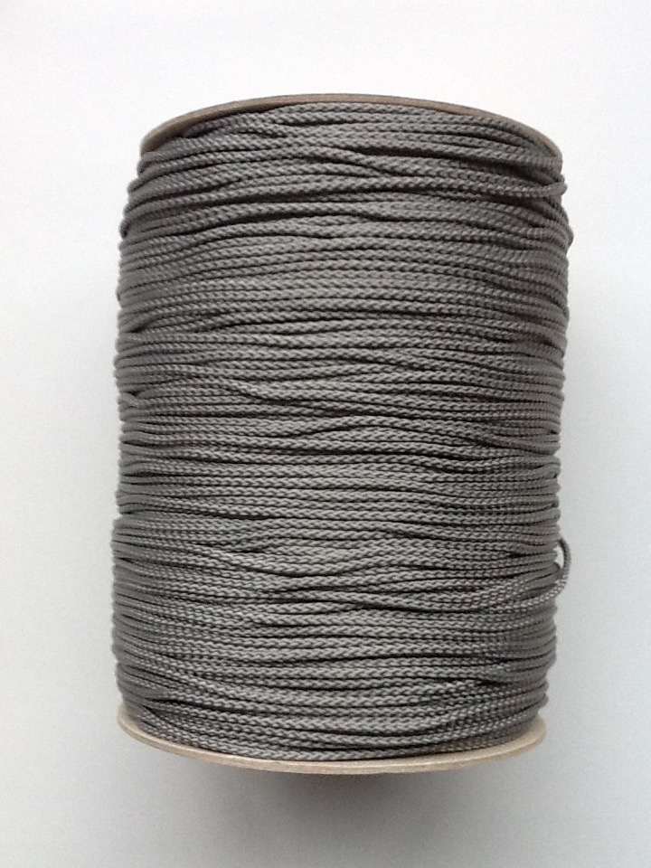 PP-Flechtschnur, 3mm, grau, Spule a 500m