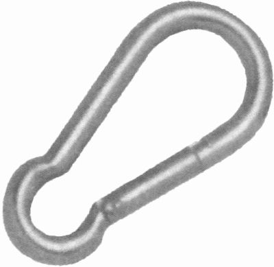 Karabinerhaken Standard, AISI 316