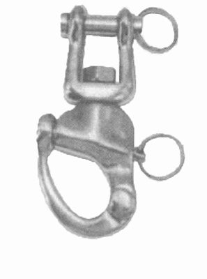 Wirbelschnappschäkel, AISI 316