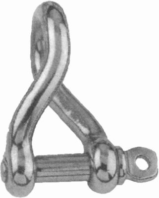 gedrehte Schäkel, AISI 316