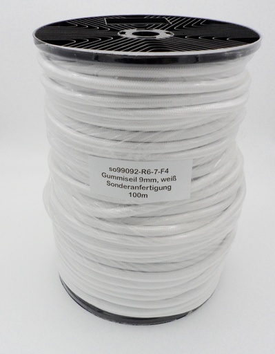 [so99092-R6-7-F4] Gummiseil 9mm, Sonderanfertigung