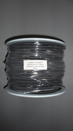 [so99063-100-R6F3] Gummiseil 10mm, schwarz, 100m