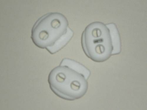 Kordelstopper, weiß