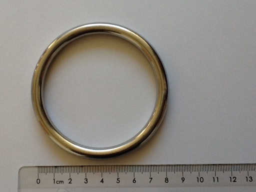 [SOL114-R8F5] Rundring 8x80 AISI 316 poliert