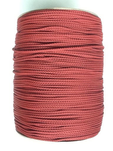[so61003-rot-R5F2] PP-Flechtschnur, 3mm, rot, Spule a 500m